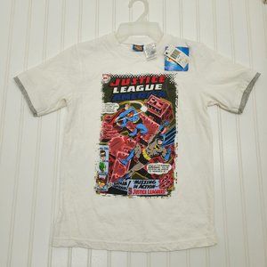 Vintage Justice League Boy's Size Large T-Shirt NOS with Tags - K-Mart